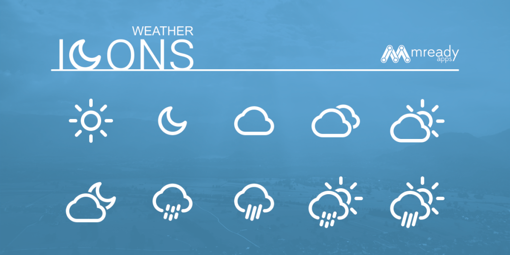 Weather Icons Free Vectorial Icon Set