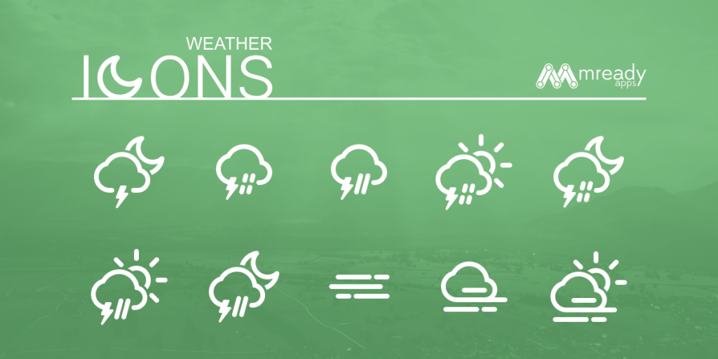 Weather Icons Free Vectorial Icon Set
